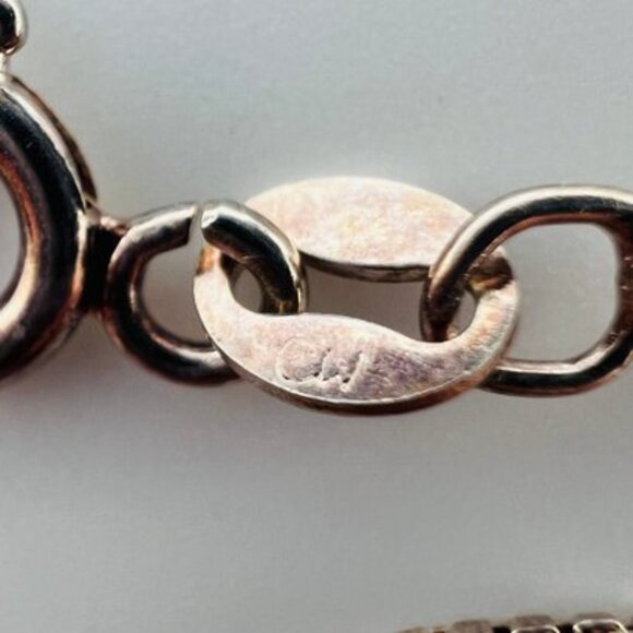 Sterling Silver Teacup Charm Pendant Necklace Italy Box Chain - Picture 11 of 11